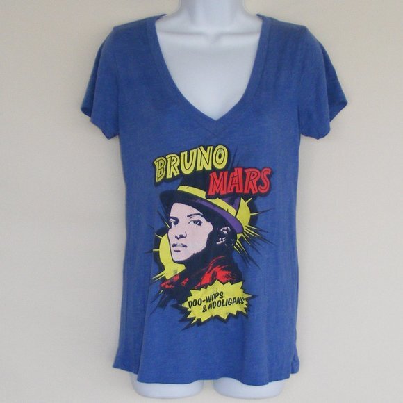 BRUNO MARS Tshirt, M, Cartoon Doo-wops & Hooligans - Picture 1 of 7